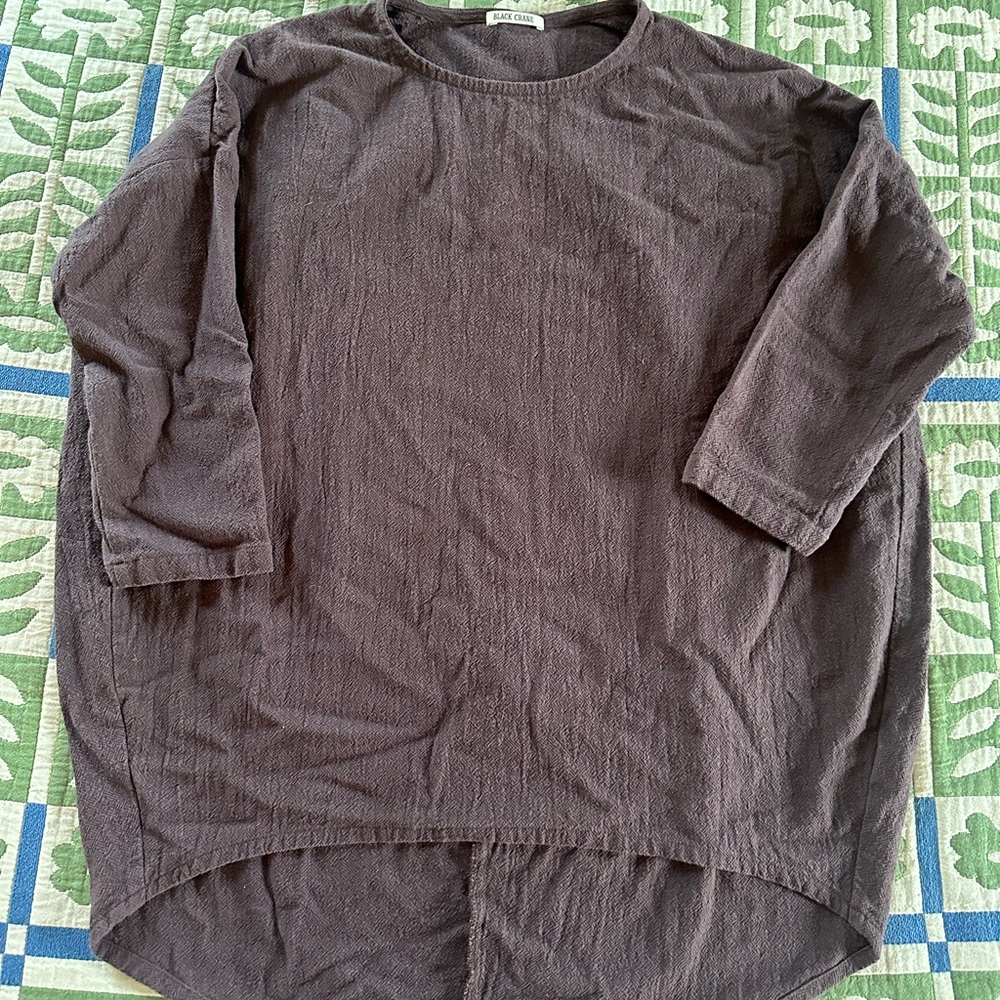 Black Crane Tunic Top small